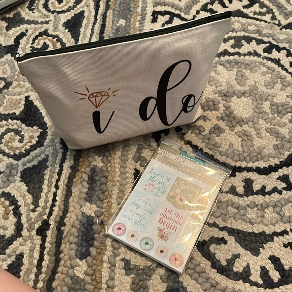 I Do bag and wedding planning stickers 💍